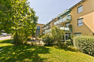 Aussenansicht Betreutes Wohnen Garching