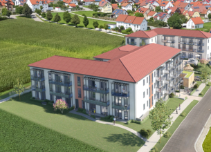 Darstellung des Objekts "Sozialstation Kumhausen" der ERL Immobiliengruppe