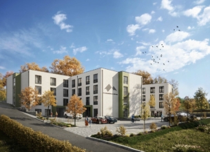 Darstellung des Objekts "Pflegeimmobilie Ringelai" der ERL Immobiliengruppe