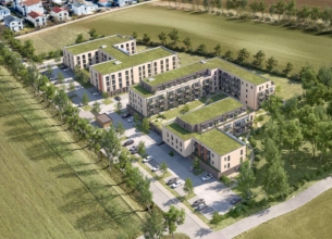 Darstellung des Objekts "Seniorenpark Wettstetten" der ERL Immobiliengruppe