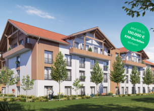 Darstellung des Objekts "Pflegeimmobilie Fuchstal" der ERL Immobiliengruppe