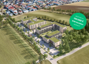 Darstellung des Objekts "Seniorenpark Wettstetten" der ERL Immobiliengruppe