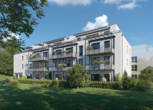 Darstellung des Objekts "Betreutes Wohnen Emskirchen" der ERL Immobiliengruppe
