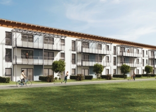 Darstellung des Objekts "Betreutes Wohnen Olching" der ERL Immobiliengruppe