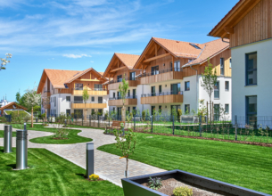 Darstellung des Objekts "Betreutes Wohnen Grassau" der ERL Immobiliengruppe