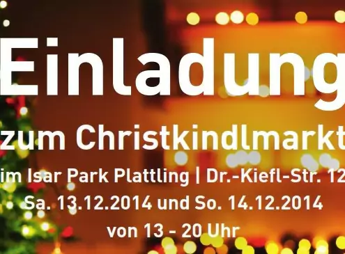 Einladung zum Christkindlmarkt