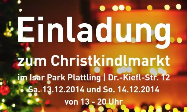 Einladung zum Christkindlmarkt